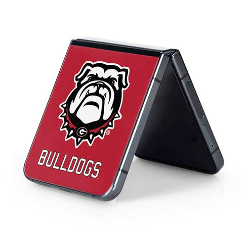 University of Georgia Bulldogs Logo Galaxy Z Flip5 5G Skin